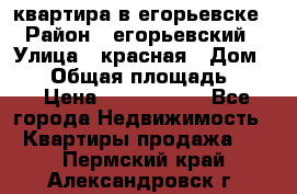 квартира в егорьевске › Район ­ егорьевский › Улица ­ красная › Дом ­ 47 › Общая площадь ­ 52 › Цена ­ 1 750 000 - Все города Недвижимость » Квартиры продажа   . Пермский край,Александровск г.